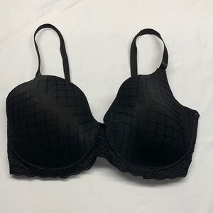 Delta Burke Underwire Bra 38DD Black